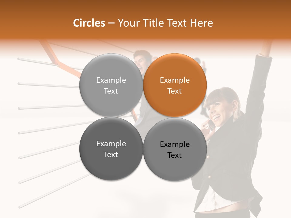 Commerce Friendly Teamwork PowerPoint Template