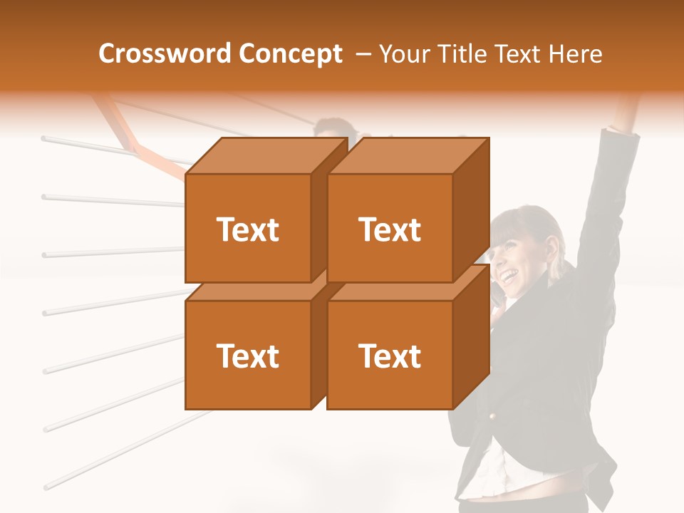 Commerce Friendly Teamwork PowerPoint Template