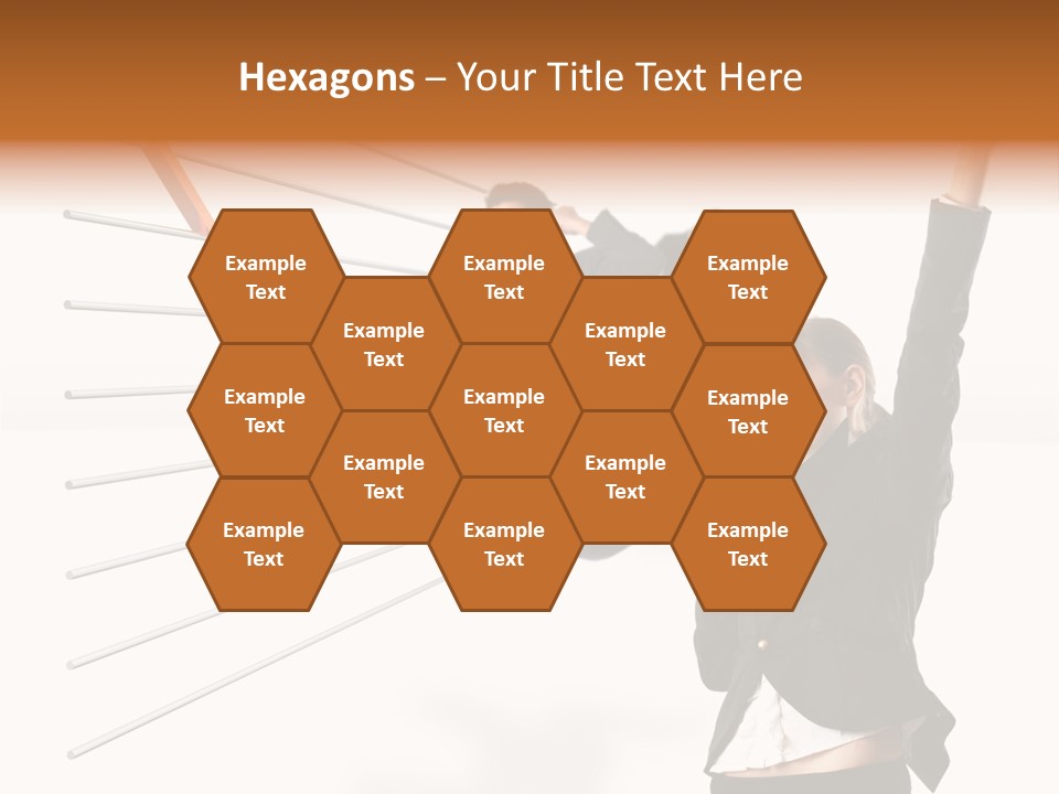 Commerce Friendly Teamwork PowerPoint Template