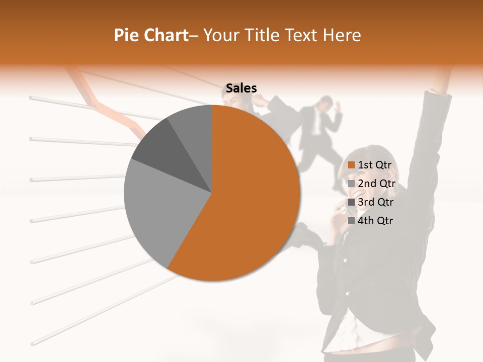 Commerce Friendly Teamwork PowerPoint Template