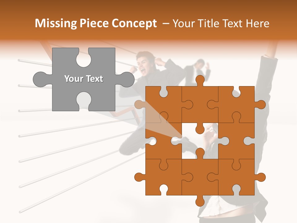 Commerce Friendly Teamwork PowerPoint Template