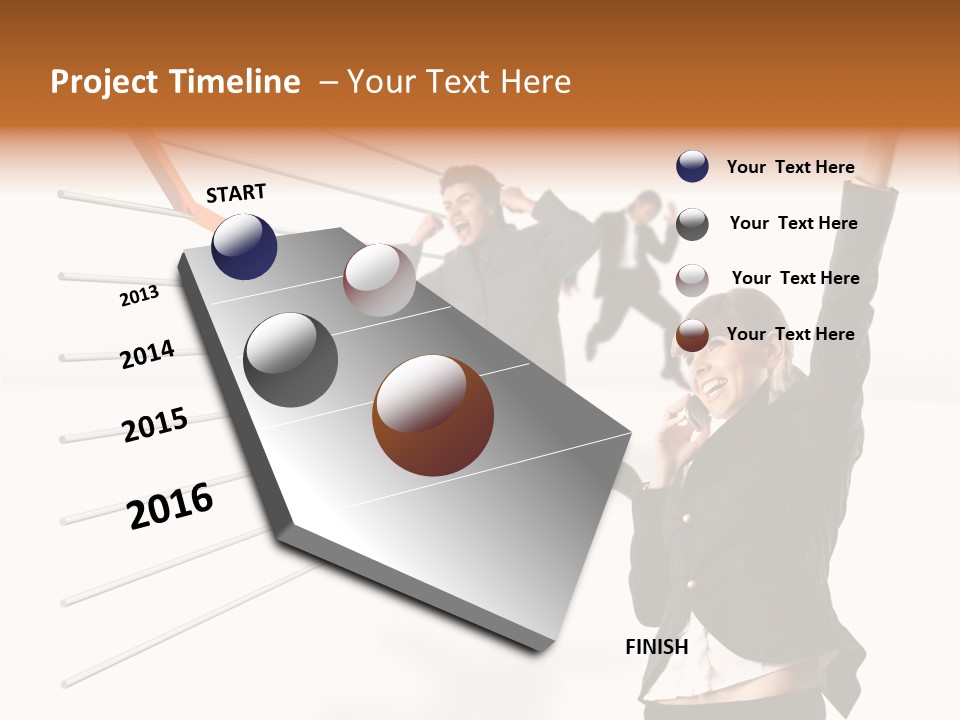 Commerce Friendly Teamwork PowerPoint Template