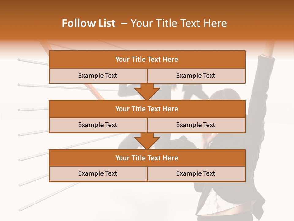 Commerce Friendly Teamwork PowerPoint Template