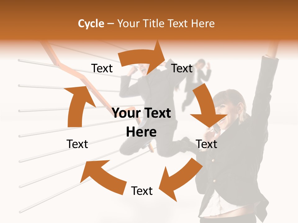 Commerce Friendly Teamwork PowerPoint Template