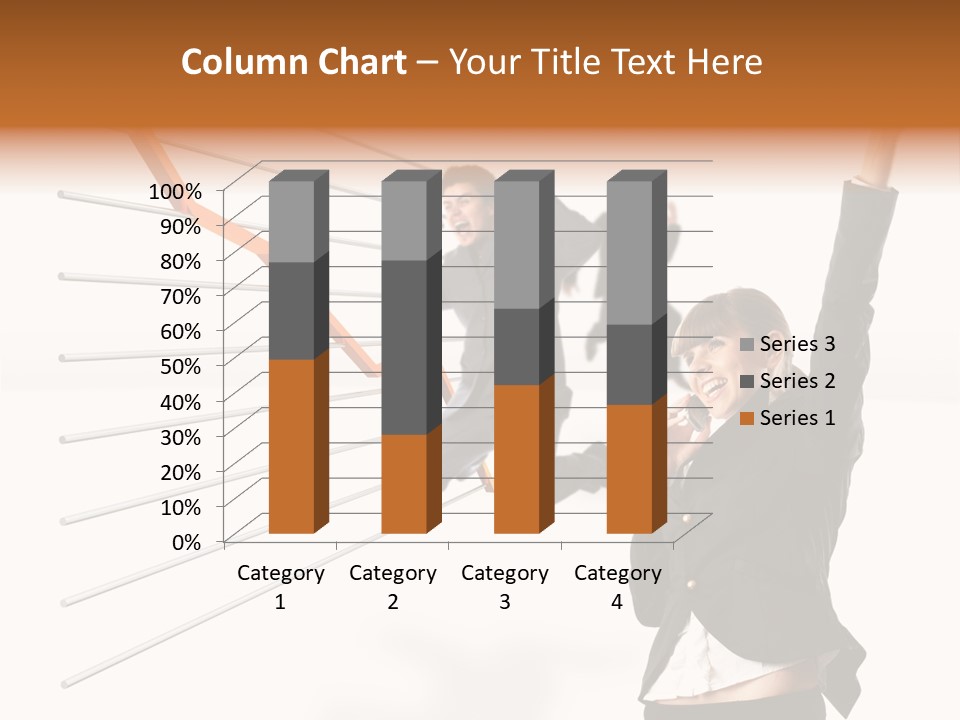 Commerce Friendly Teamwork PowerPoint Template