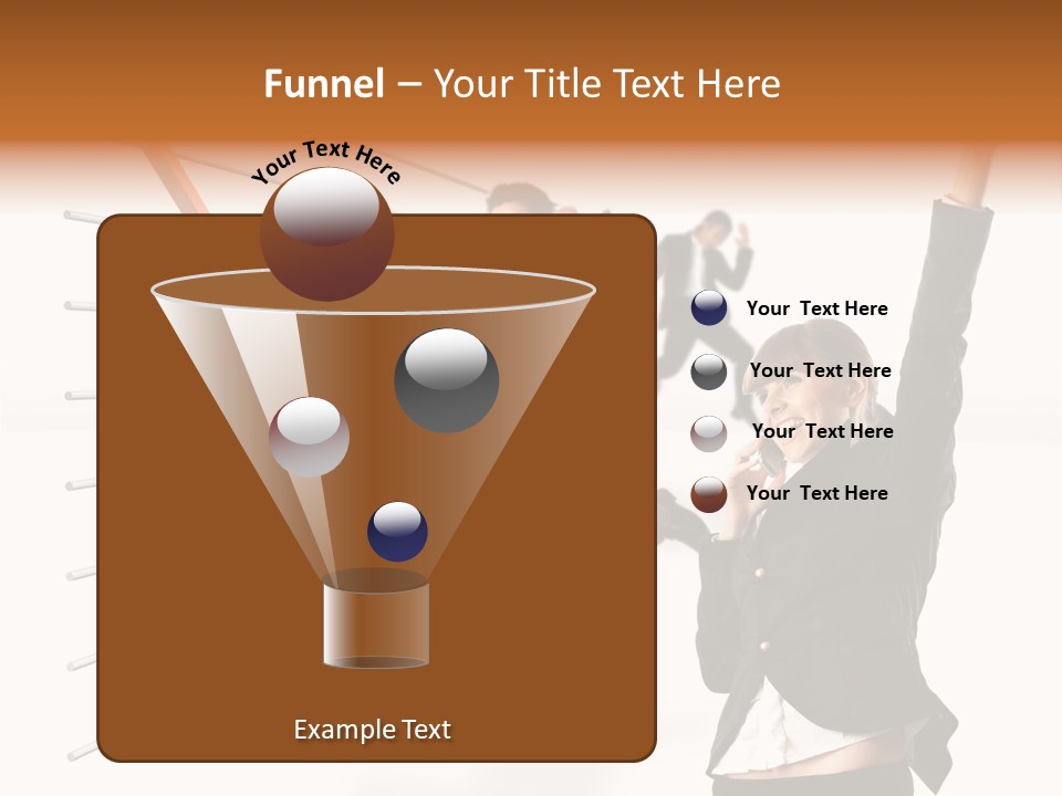Commerce Friendly Teamwork PowerPoint Template