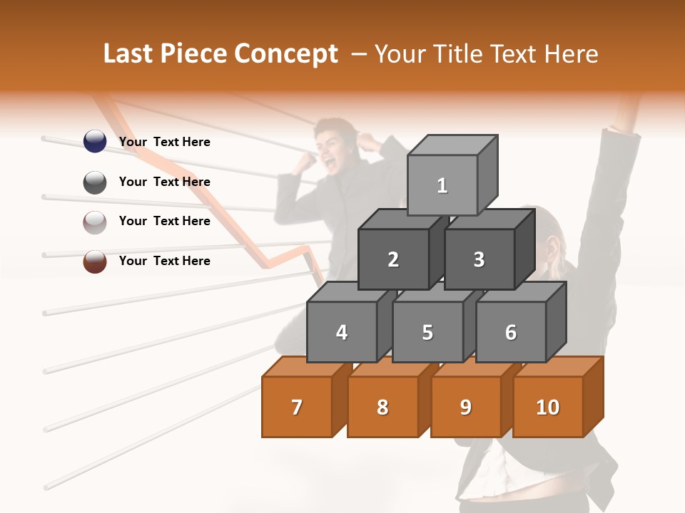 Commerce Friendly Teamwork PowerPoint Template