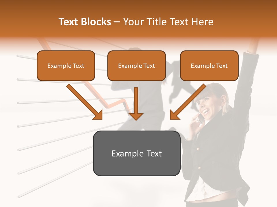 Commerce Friendly Teamwork PowerPoint Template