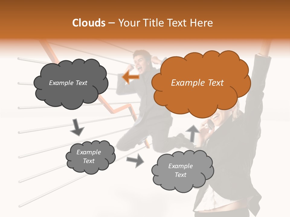 Commerce Friendly Teamwork PowerPoint Template