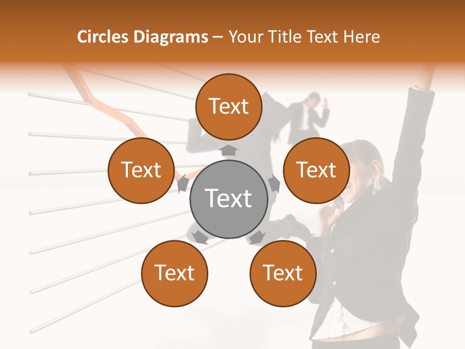 Commerce Friendly Teamwork PowerPoint Template