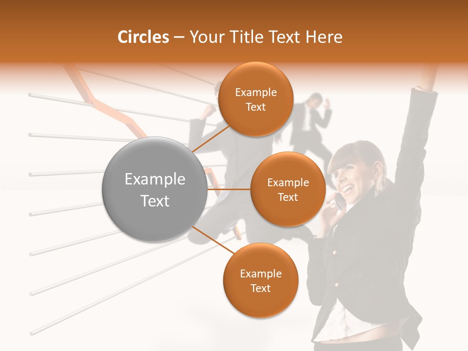 Commerce Friendly Teamwork PowerPoint Template