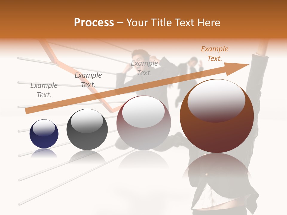 Commerce Friendly Teamwork PowerPoint Template