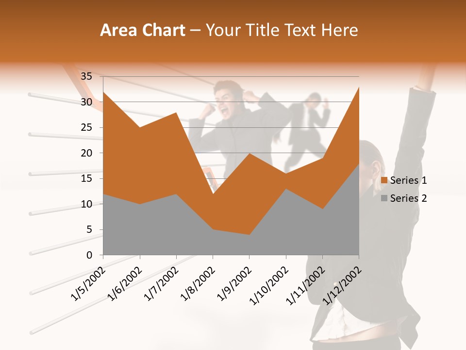 Commerce Friendly Teamwork PowerPoint Template
