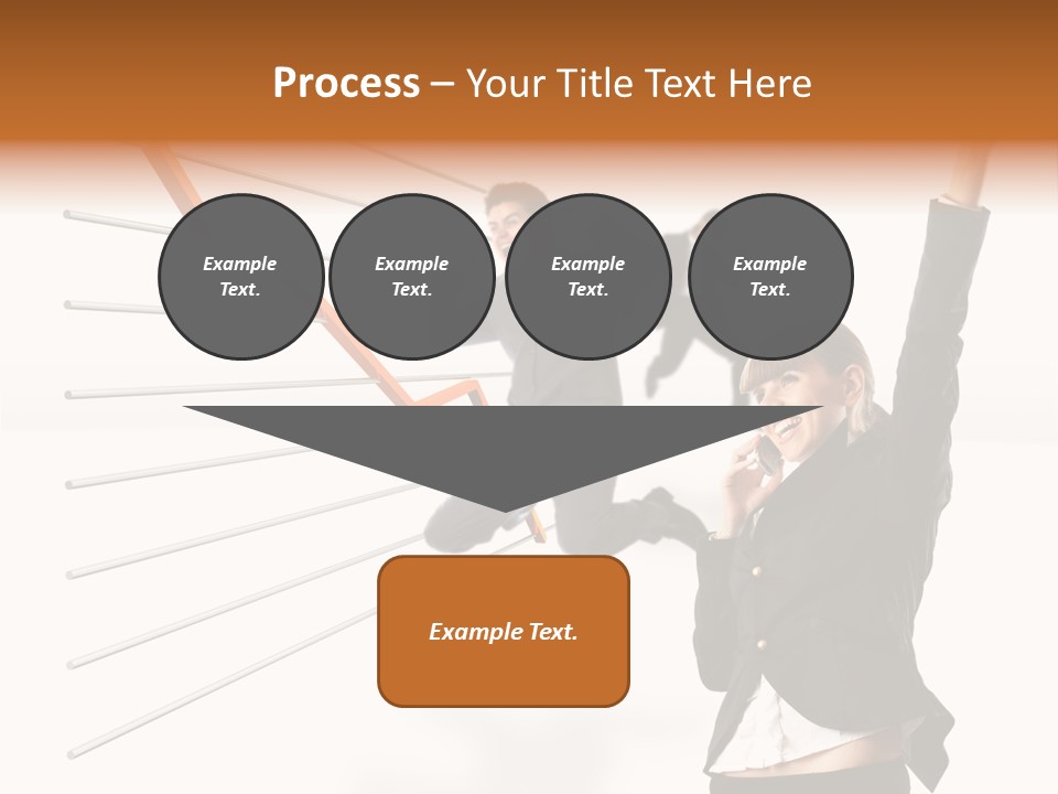 Commerce Friendly Teamwork PowerPoint Template