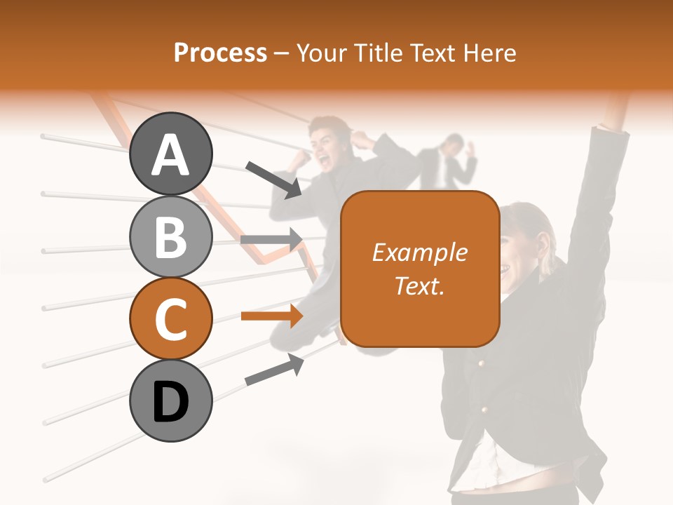 Commerce Friendly Teamwork PowerPoint Template