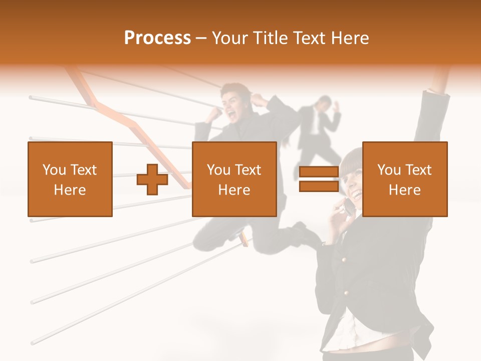 Commerce Friendly Teamwork PowerPoint Template