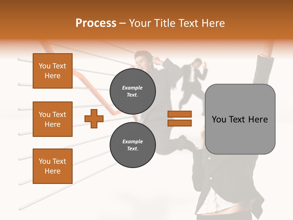 Commerce Friendly Teamwork PowerPoint Template