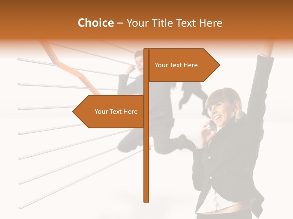Commerce Friendly Teamwork PowerPoint Template