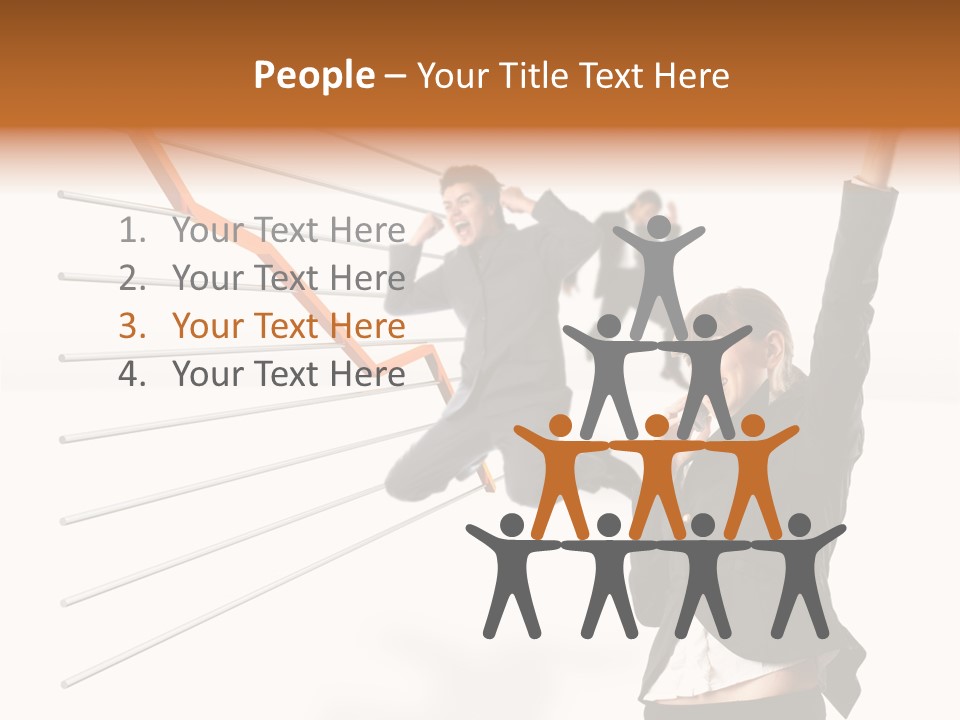 Commerce Friendly Teamwork PowerPoint Template