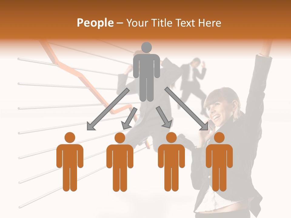 Commerce Friendly Teamwork PowerPoint Template