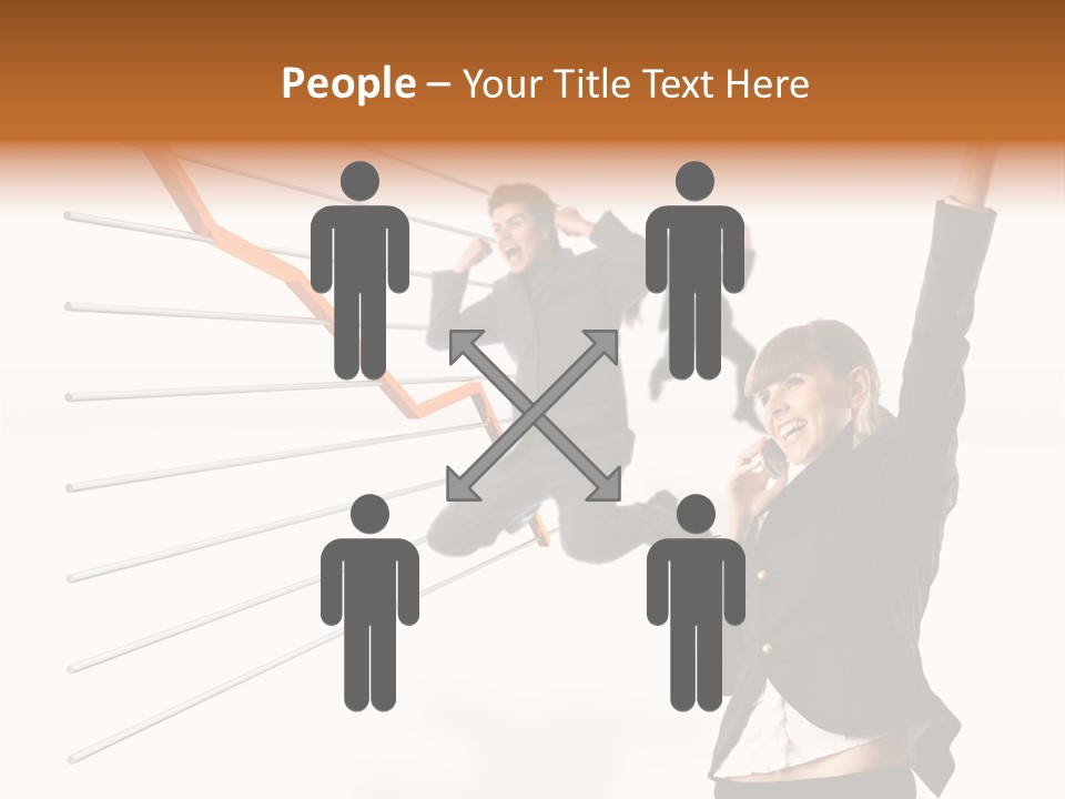 Commerce Friendly Teamwork PowerPoint Template