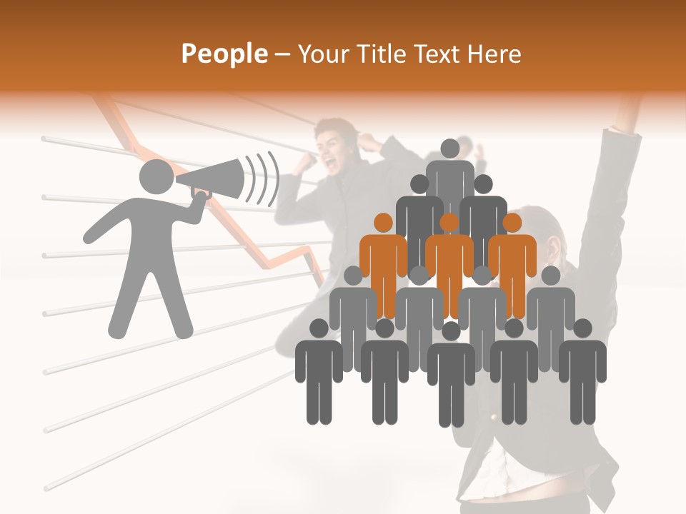 Commerce Friendly Teamwork PowerPoint Template