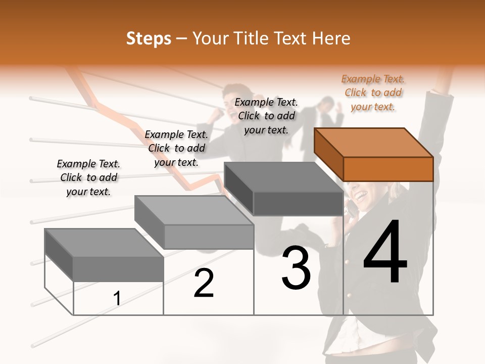 Commerce Friendly Teamwork PowerPoint Template