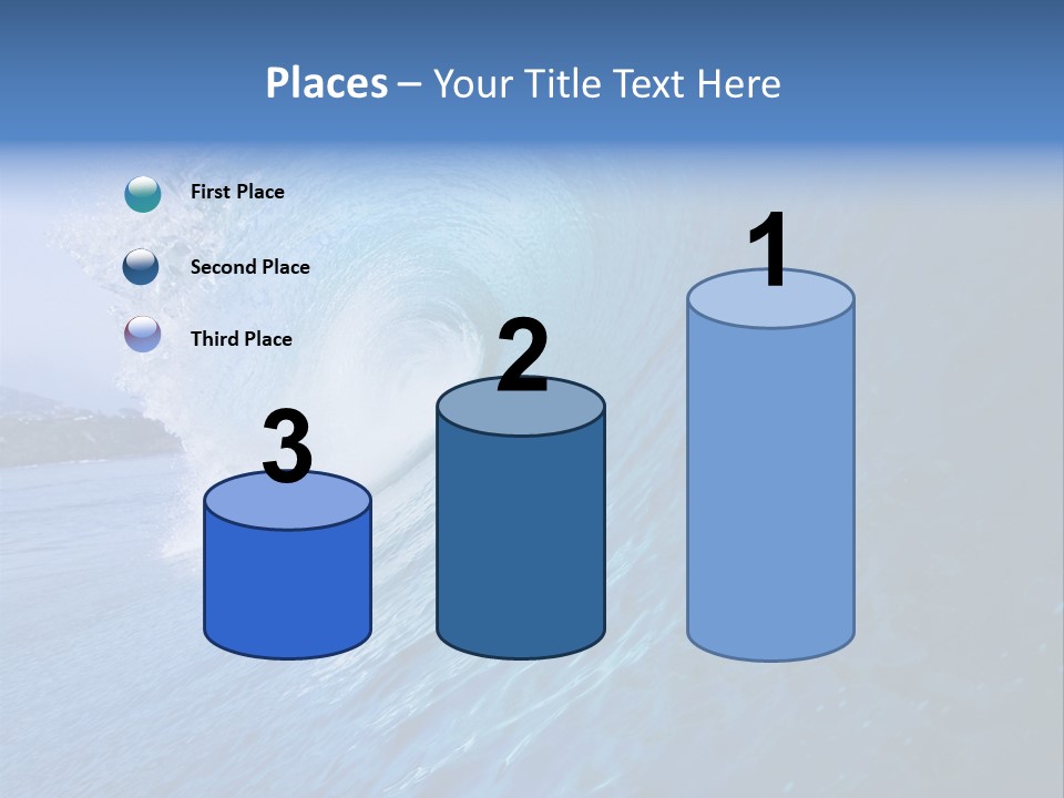 Power Landscape Barrel PowerPoint Template