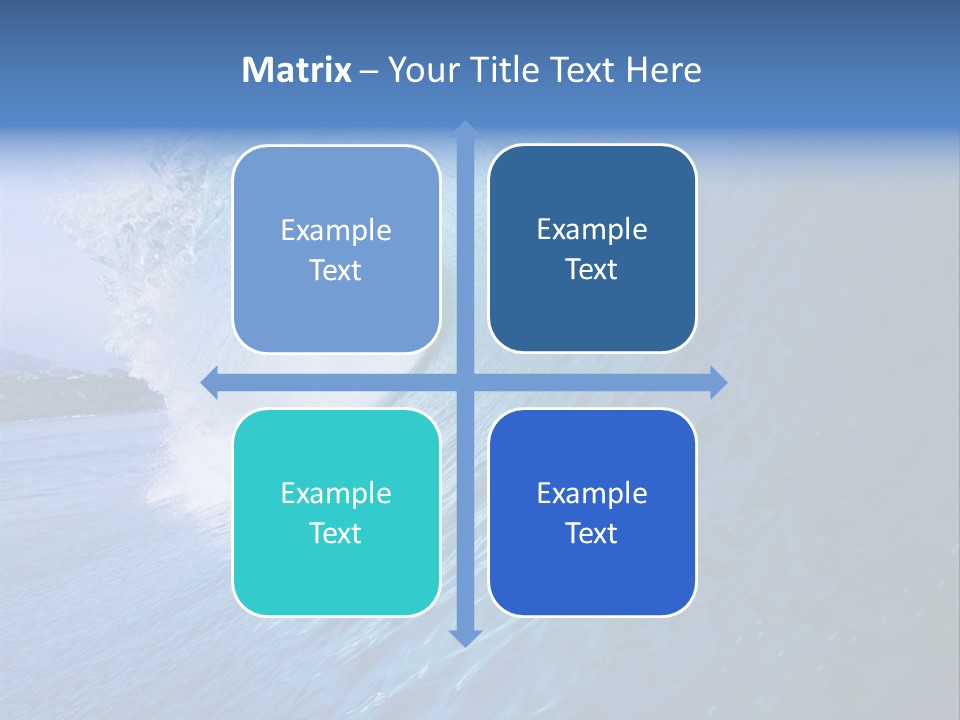 Power Landscape Barrel PowerPoint Template