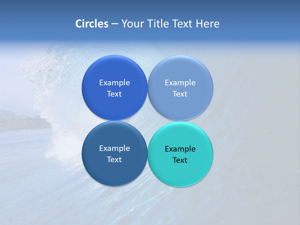 Power Landscape Barrel PowerPoint Template