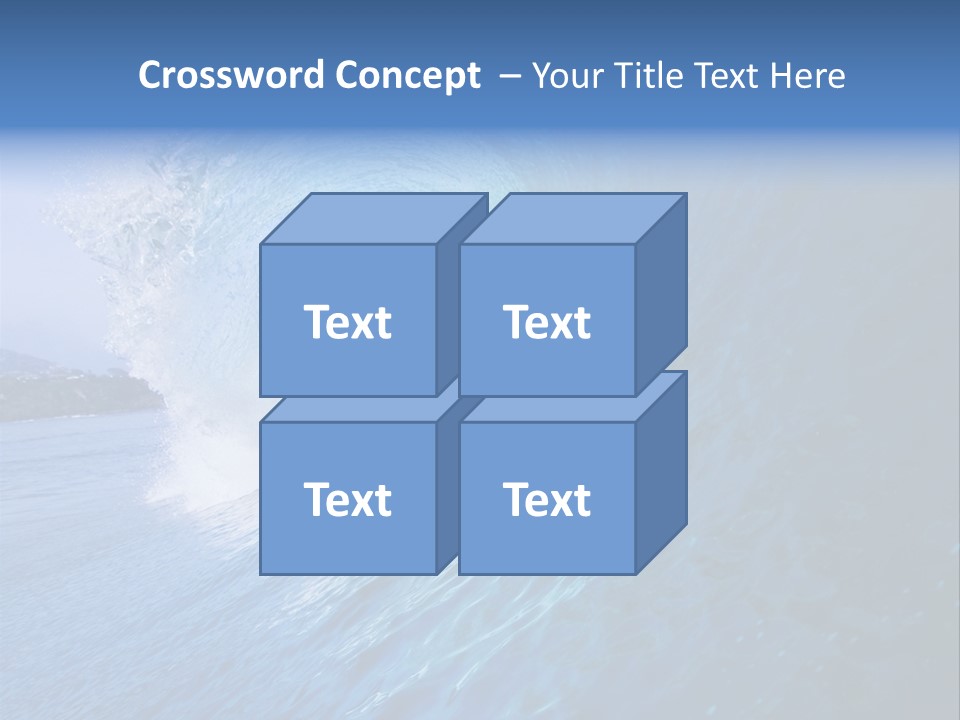 Power Landscape Barrel PowerPoint Template