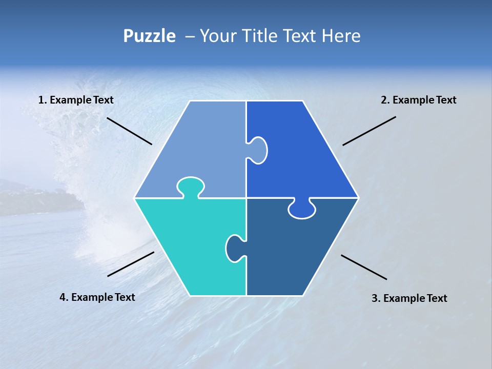 Power Landscape Barrel PowerPoint Template