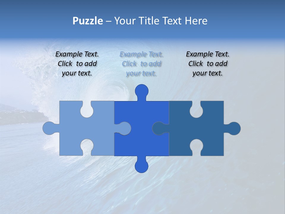 Power Landscape Barrel PowerPoint Template