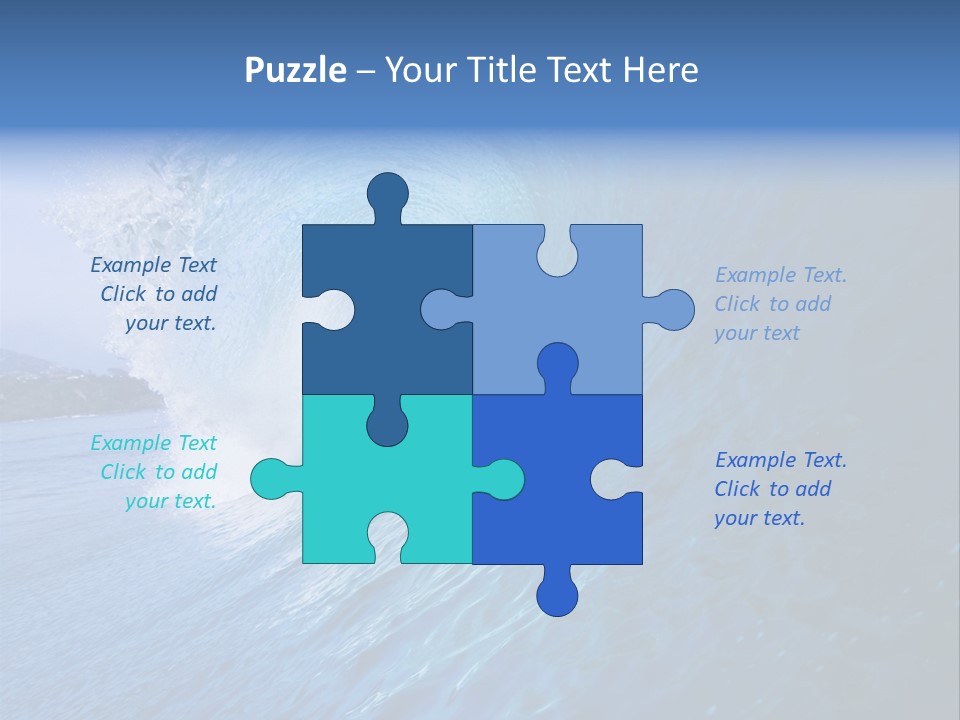 Power Landscape Barrel PowerPoint Template
