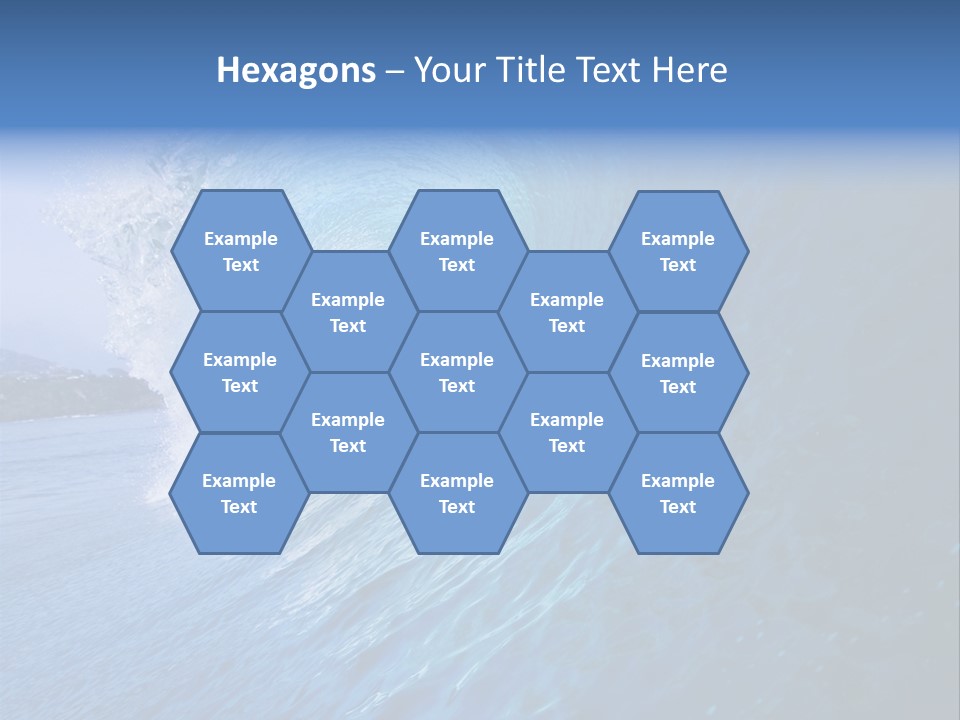 Power Landscape Barrel PowerPoint Template