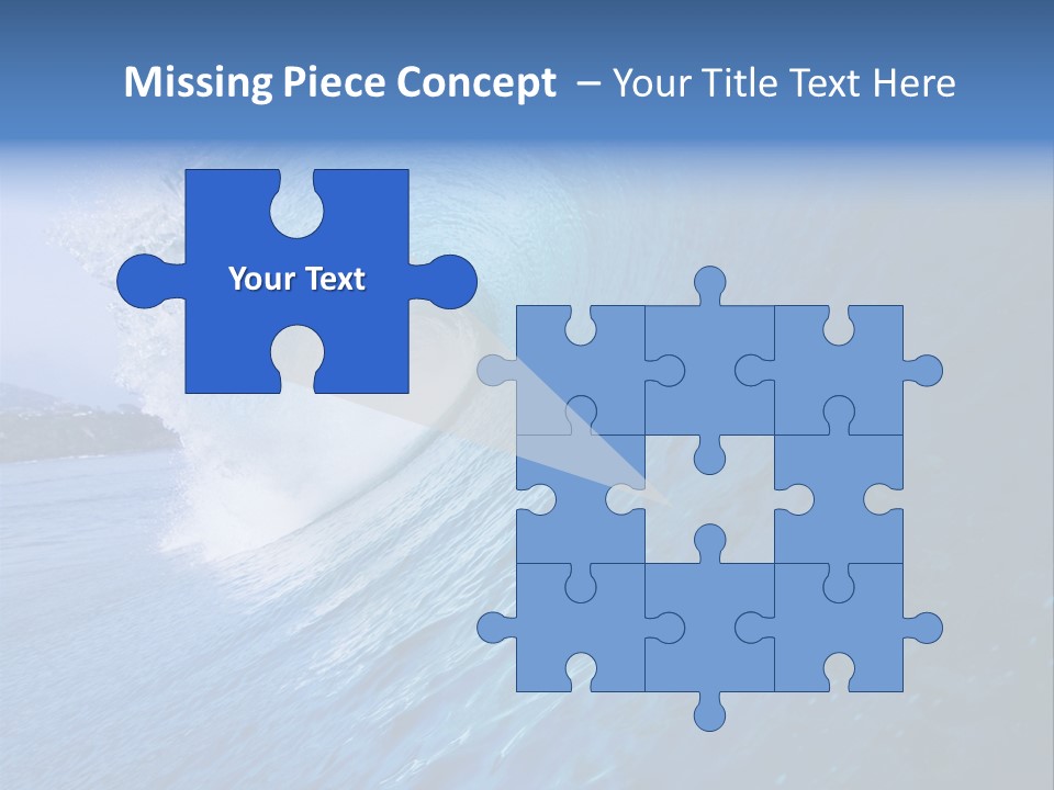 Power Landscape Barrel PowerPoint Template