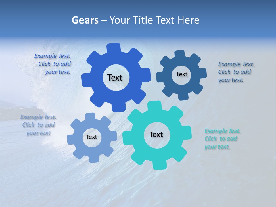 Power Landscape Barrel PowerPoint Template