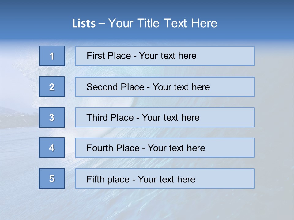 Power Landscape Barrel PowerPoint Template