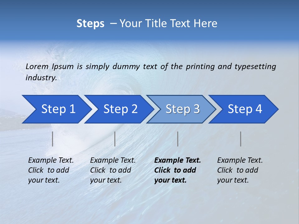 Power Landscape Barrel PowerPoint Template