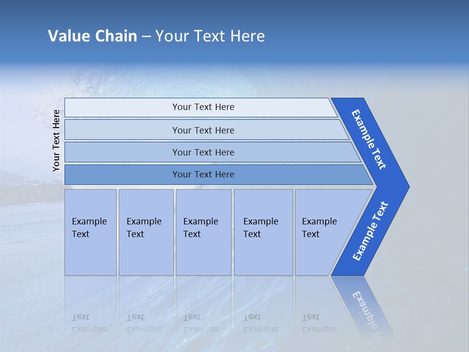 Power Landscape Barrel PowerPoint Template
