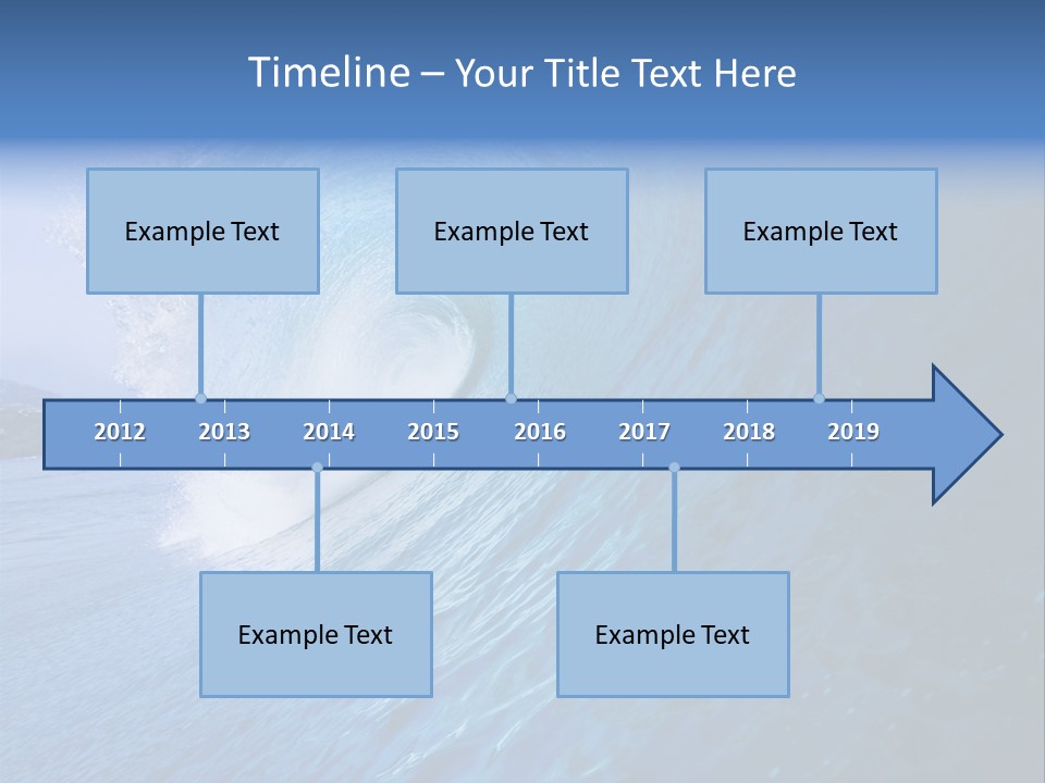 Power Landscape Barrel PowerPoint Template