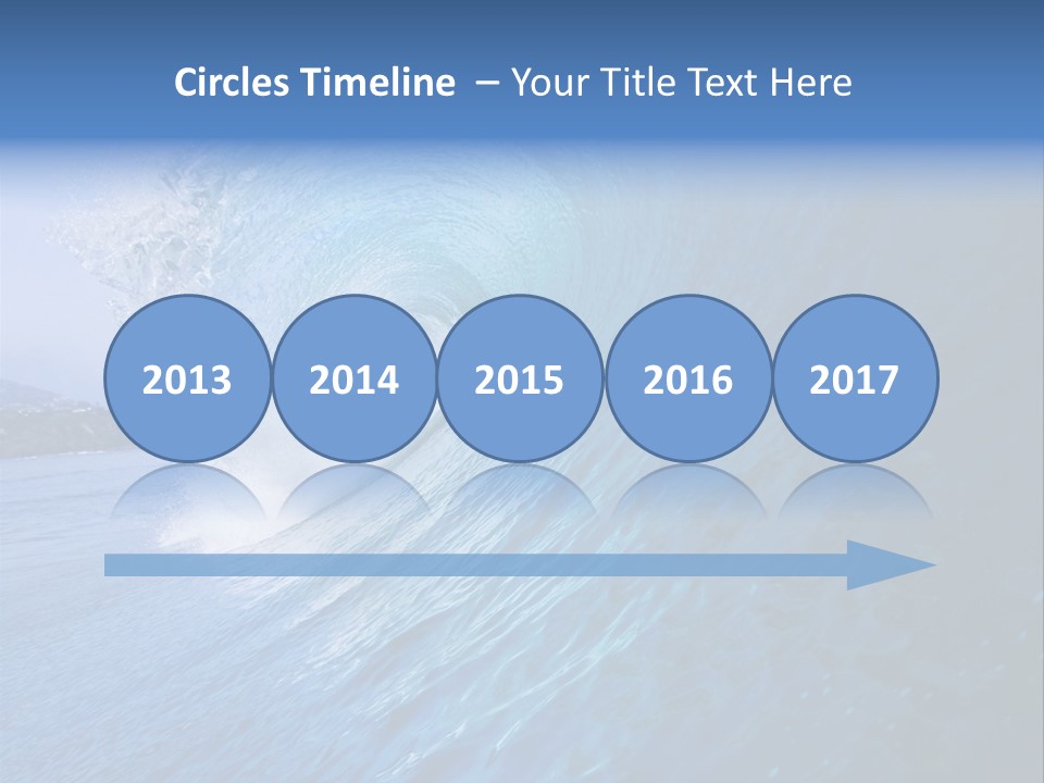 Power Landscape Barrel PowerPoint Template