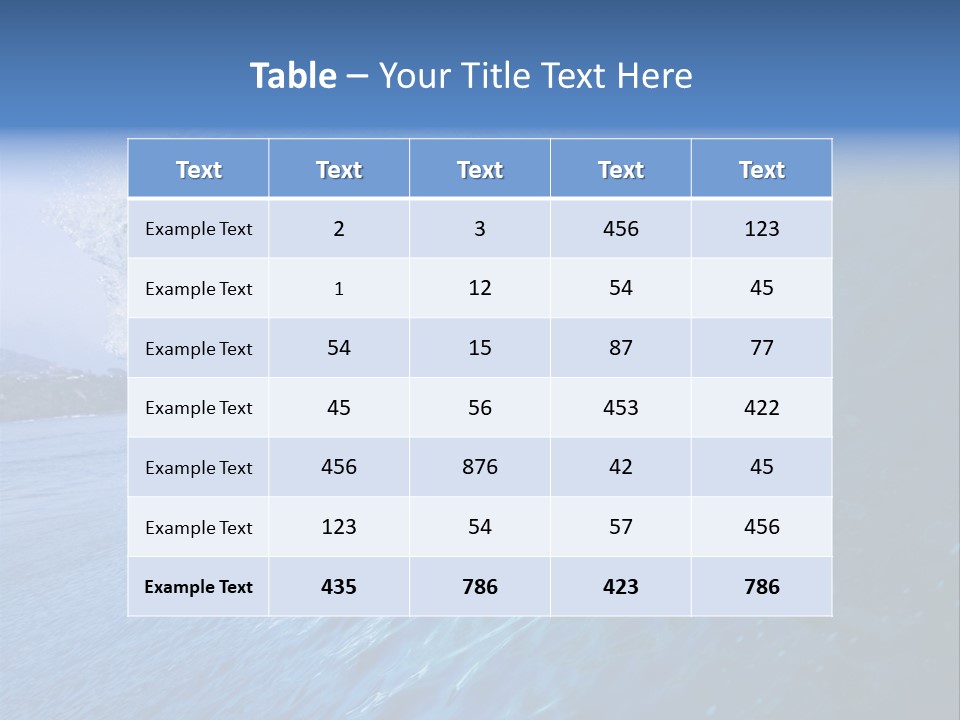 Power Landscape Barrel PowerPoint Template