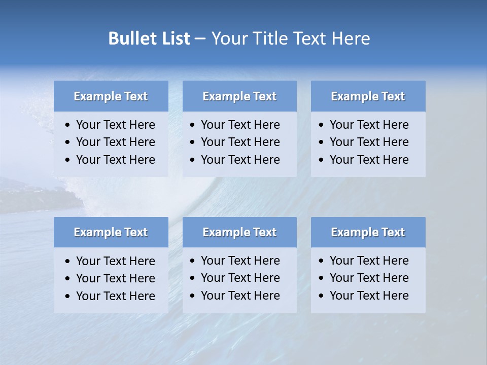 Power Landscape Barrel PowerPoint Template