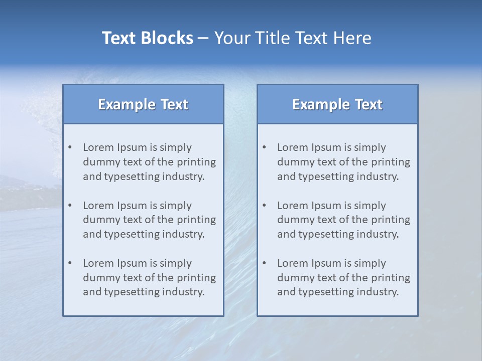 Power Landscape Barrel PowerPoint Template