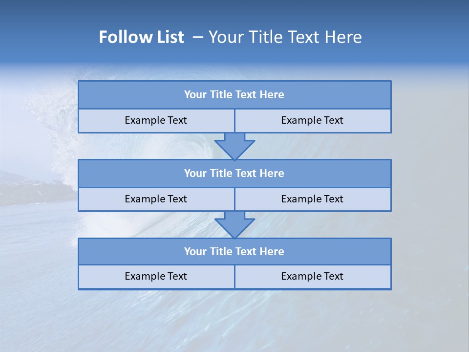 Power Landscape Barrel PowerPoint Template