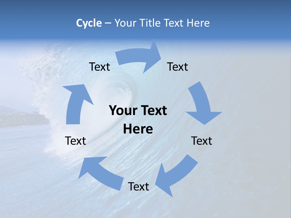 Power Landscape Barrel PowerPoint Template