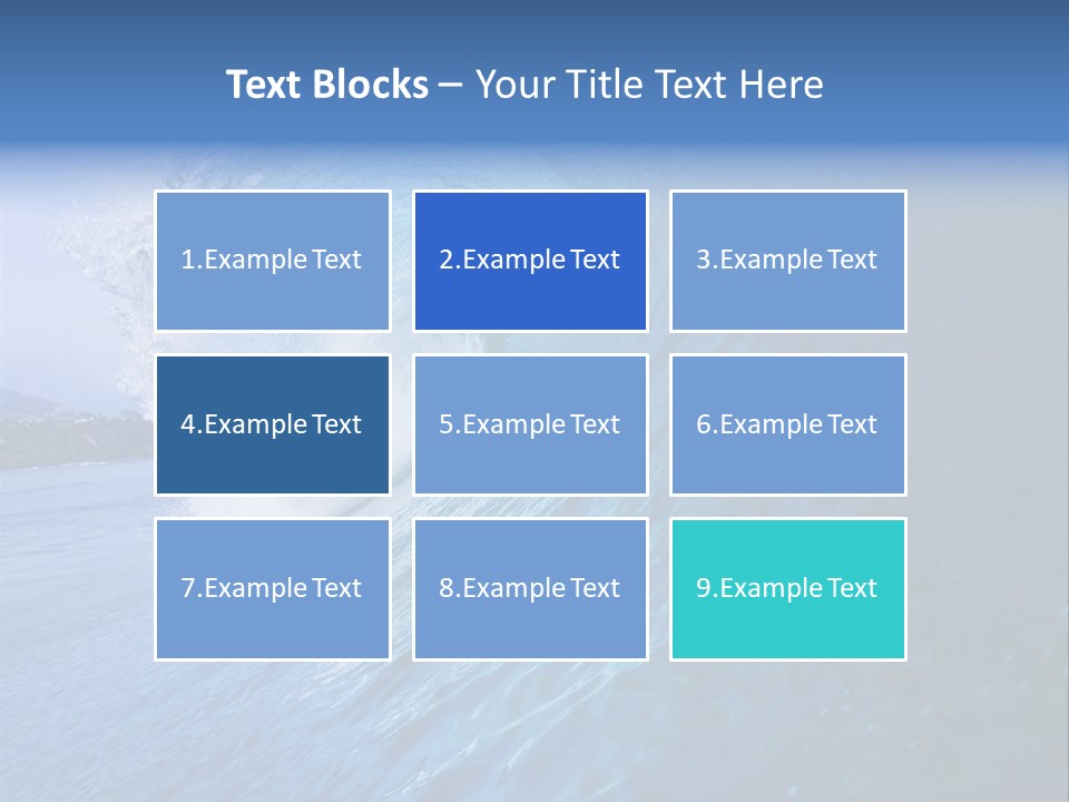 Power Landscape Barrel PowerPoint Template