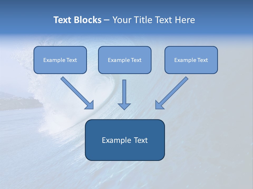 Power Landscape Barrel PowerPoint Template