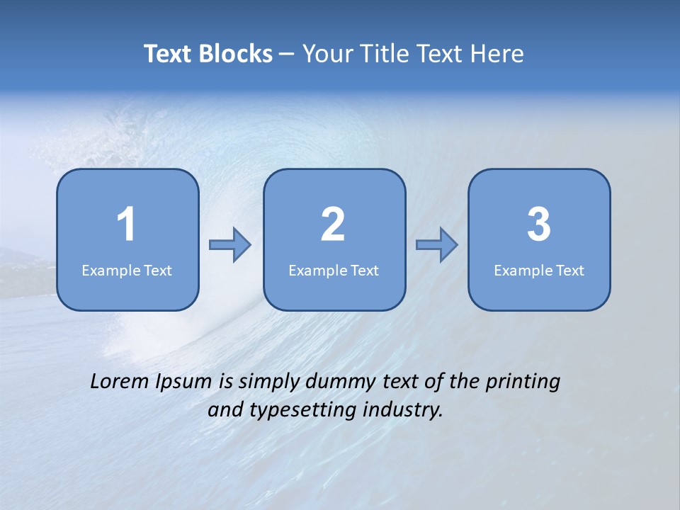 Power Landscape Barrel PowerPoint Template
